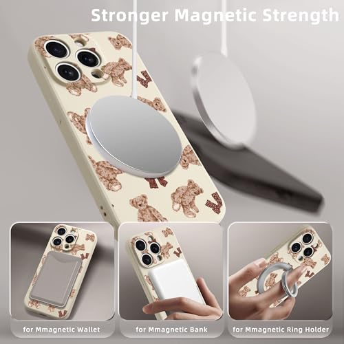 Coque ours peluche iPhone 15 Pro Max silicone doux pour le quotidien