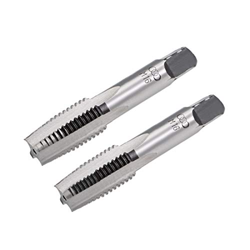 sourcing map 1 Pair Metric Hand Threading Tap Set M16 Thread 2mm Pitch Taper & Plug Milling Taps Straight Flutes High Speed Steel 1 sourcing map 1 Pair Metric Hand Threading Tap Set M16 Thread 2mm Pitch Taper & Plug Milling Taps Straight Flutes High Speed Steel