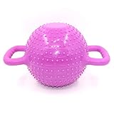Poignée D'Oreille Eau Portable Kettlebells Double Pvc Force Traning Poids Réglable Yoga Bouilloire de Bell Lady Fitness,Violet