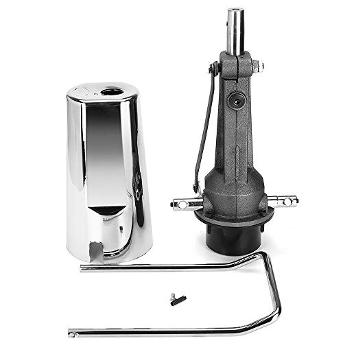 Barber Chair Replacement Hydraulic Pump 4 Screw Pattern Beauty Salon All Purpose 440/200kg lbs Weight Capacity Adjustable Height 4.3inch (Adjustable Height: 11cm (NO Base))