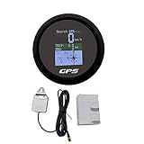 GPS SOG: Velocidad sobre el suelo: 0-600 km/h.ODO: Odómetro: 0-999999km (se puede ajustar con el botón trasero). Viaje(TRIP): 0-999,9 km (retorno cero cuando se apaga la electricidad). COG: Curso sobre tierra (Orientación puntero). Se pueden cambiar tres unidades: nudo; mph; km / h