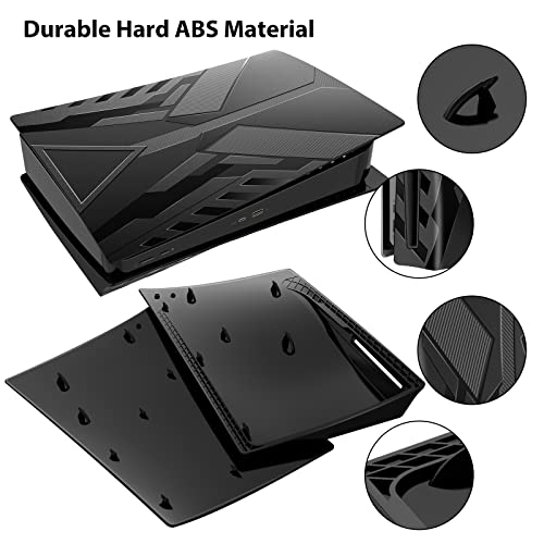 Mooroer Placas de cobertura PS5 para Console PS5, Placas de face PS5 com painéis protetores de casca