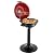 Pinikuyiro Electric BBQ Grill 1600W Indoor/Outdoor Electric Grill for Indoor & Outdoor Use,Portable Removable Stand Grill (Red)