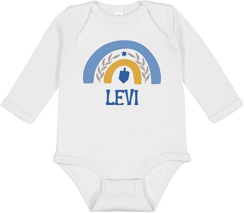 Dreidel Levi Body de manga larga para bebé