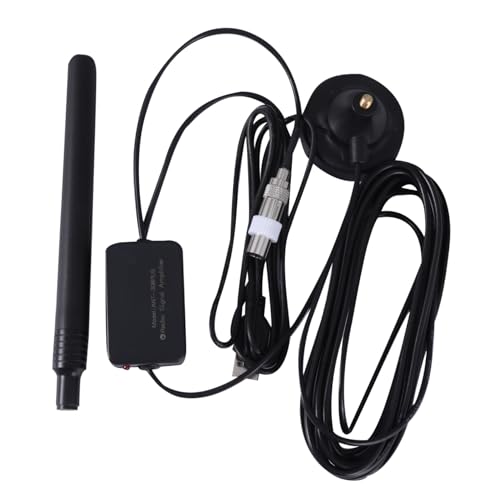 Antenne radio améliorée Hemobllo noire compacte pour signal optimal
