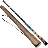 Sonic Energy Chakra Didgeridoo, Ton C bis F, Kunststoff, Schwarz (DDCHA)