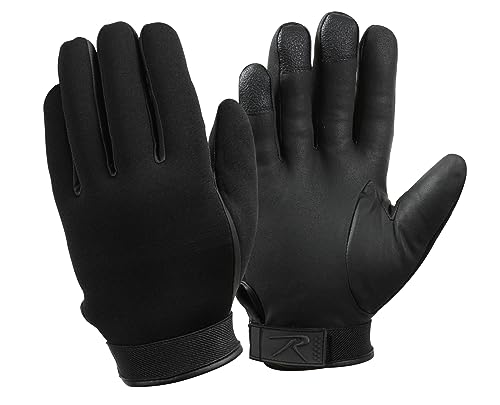 Rothco Cold Weather Neoprene Duty Gloves - Black, XL
