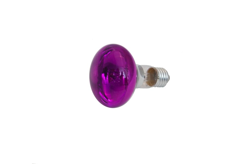 3 unidades R80 Foco 230 V 40 W E27 para órgano de luz verde, lila y naranja, bombillas de repuesto, efecto de luz