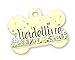 Personalized Nature Inspired Bone Shaped Dog ID Tag - Small