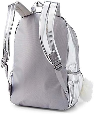 justice silver backpack