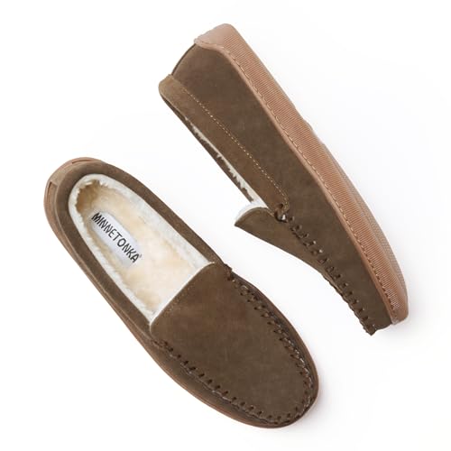 Image of Minnetonka Men's Pile Lined Hardsole Slipper