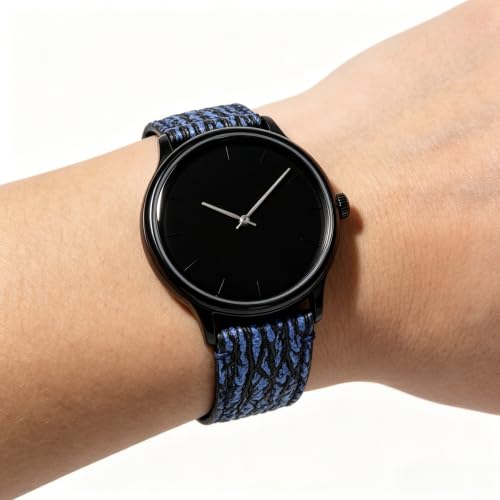 Image of Moran Quick Release Leather Watch Band 18mm 19mm 20mm 21mm 22mm 23mm 24mm Quick Release Calfskin Watch Strap for Men and Women