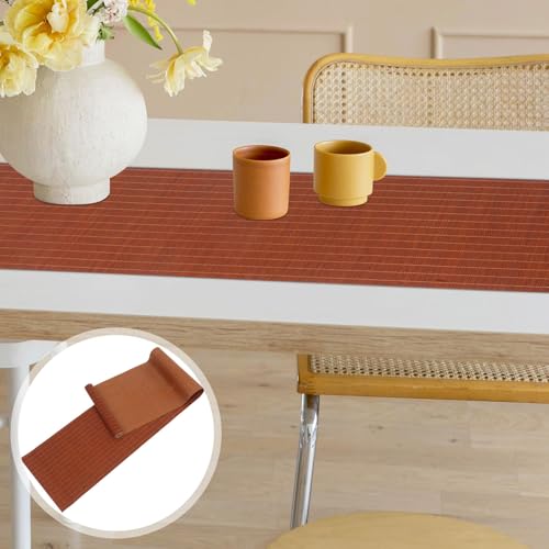 Chemin table bambou naturel résistant chaleur style zen - 8
