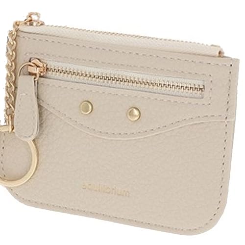 Equilibrium Ladies Credit Card & Coin Wallet Keyring – Cream
