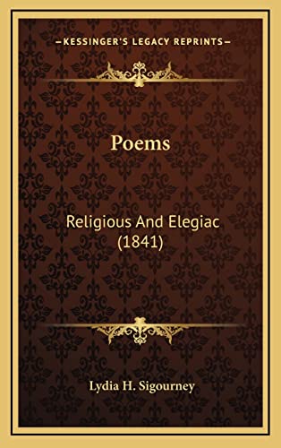 Poems: Religious And Elegiac (1841)