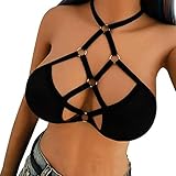 X-Institute Female Lingerie Hollow Bandage Strappy Corset Push Up Upper Charming Lingerie