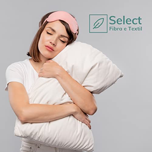 Kit 2 Travesseiros Select Fibras Luxo Fibra Antialérgica