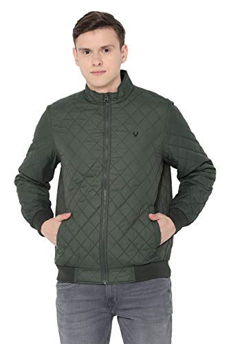 Image of Allen Solly Polyester Men's Car Standard Length Coat