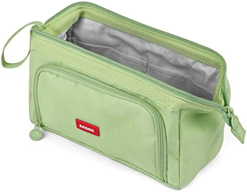 Mamowla Large Pencil Cases for Girls Super Big Pencil Case for Women Zipper Smoothy Pen Case Pouch Holder Stationery Organizer Duarable School Pencil Cases for Teenage Girls Boys,Green