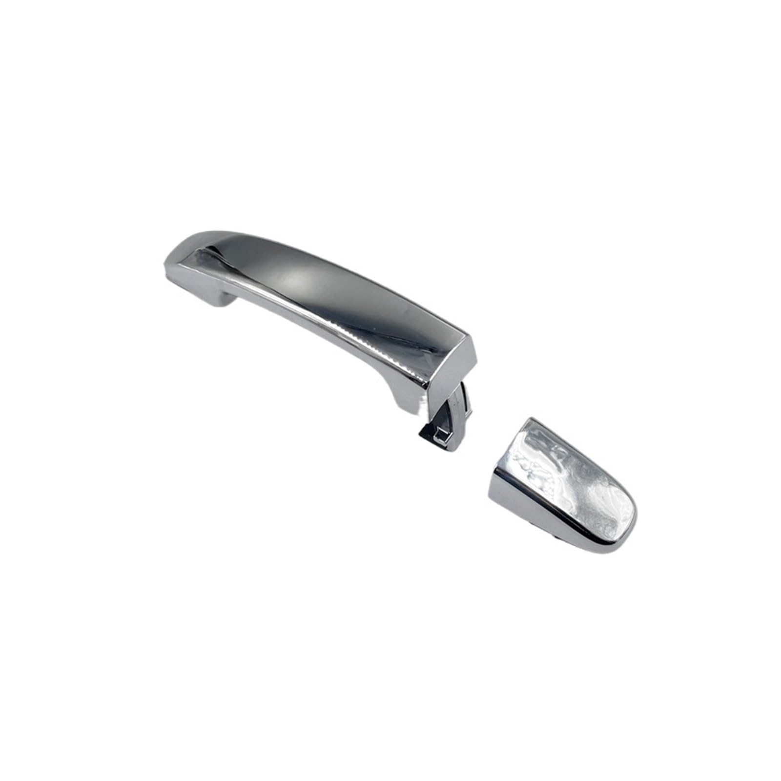 Dbckls Handle And No Hole Vehicle Exterior Outer Door Handle For Ranger For T6 For T7 For Mazda For Bt50 2012-2019 Door Outer Handle All Chrome With Capfor(Handle And No Hole)