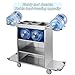 Industrial Multifunctional Hotel Cart, Stainless Steel Cleaning Trolley, with Long-Short Cloth Bags and Collision-Resistant Wheels, for Housekeeping,Regular Cloth Bag