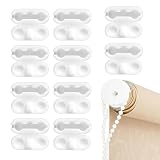 KIMHOME 10 conectores de cadena de persiana enrollable, clips de plástico para cadenas de cuentas