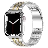 【Kompatibel mit iWatch 41 mm/40 mm/38 mm】Anlinser Smartwatch-Armbänder sind kompatibel mit Apple Watch Serie 9/Serie 8/Serie 7 (41 mm), SE 2022/SE 2020/Serie 6 Serie 5/Serie 4 (40 mm), Serie 3/Serie 2/Serie 1 (38 mm), alle Modelle.