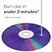 Verbatim CD-R Blank Discs 700MB 80 Minutes 52X Silver Inkjet Printable Surface - 50pk Spindle