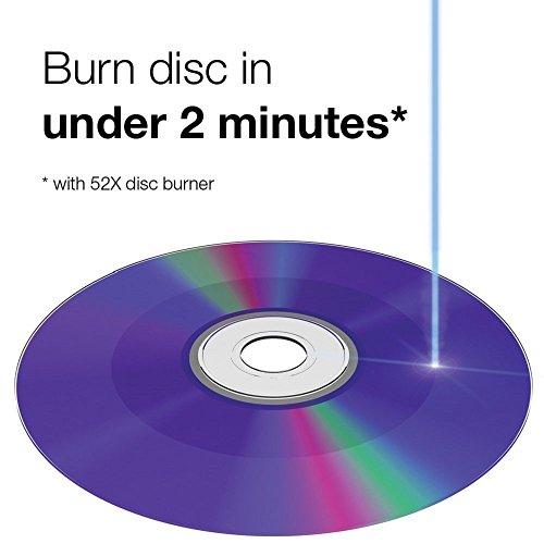 Verbatim CD-R Blank Discs 700MB 80 Minutes 52X Silver Inkjet Printable Surface - 50pk Spindle by Verbatim - Image 4