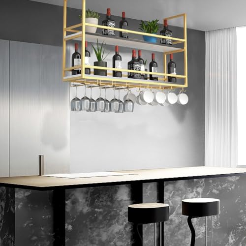 Casier à vin plafond nizer moderne bouteille verre cuisine - 4