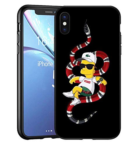 Toxdi GG Logo iPhone XS MAX Funda, Carcasa Silicona Protector Anti-Choque Ultra-Delgado Anti-arañazos Case Caso para Teléfono iPhone XS MAX (GG05)