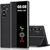 Matériaux haut de gamme :pour Samsung Galaxy S26 étui de téléphone mobile coque avec protection antichoc à 360 degrés, l'avant de l'étui est fait de PC dur et l'arrière de l'étui avec du silicone de haute qualité, les coutures sont faites de cuir PU de haute qualité. La conception à clapet protège votre écran de la poussière, des rayures, des taches et des éraflures