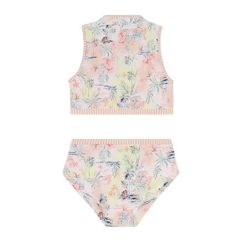 Image of Roxy Girls' Two-piece Bikini Swimsuit Set, UPF 50+ Sun Protection, Quick-Dry Bathing Suit