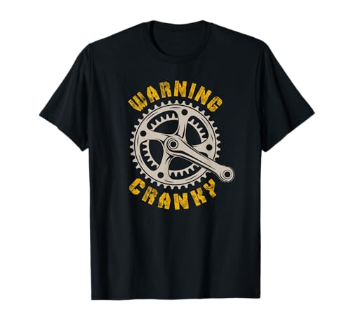 Ciclismo Advertencia Cranky Cyclist Advertencia Cranky Cycling Lover Camiseta