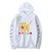 HDKFSHO Toradora/Unisex Pullover Felpa con Cappuccio Maglione Manica Lunga Casuale Puro Cotone con Tasche Coulisse Confortevole Peluche Inverno Abbigliamento Moda Sportivo Anime Cosplay Takasu Ryuuji