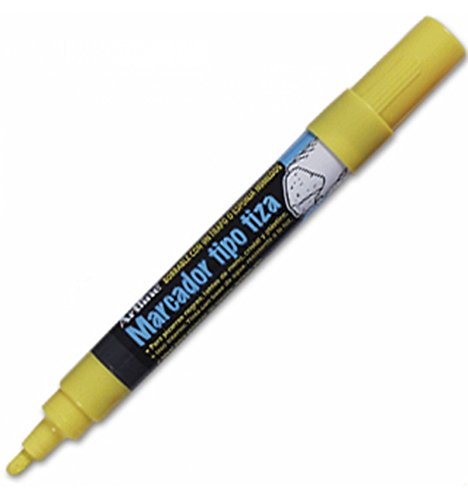 Marqueur à craie Artline Epw4 jaune pour ardoise et vitrine