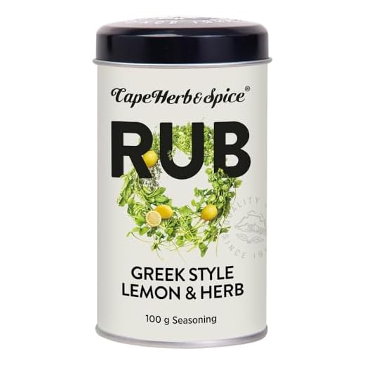Cape Herb & Spice - Rub Greek Lemon & Oregano 100g