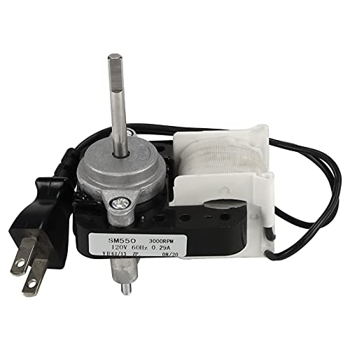 Universal Bathroom Vent Fan Motor Replacement Electric Motors Kit Sm550 Fit For Nu-Tone Replaces C01575,65100 50 Cfm, 120V #TOP2