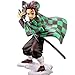 Anime 16CM Demonio Asesino Kimetsu no Yaiba Figura Kamado Tanjirou Figura de acción Agatsuma Zenitsu Nezuko Guerrero Juguetes en Miniatura de PVC (Tanjirou d)