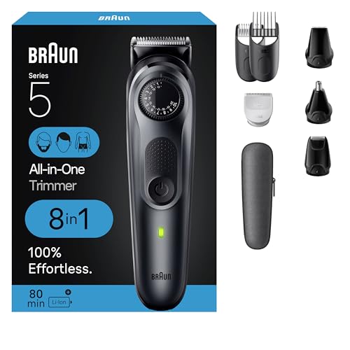Braun All-in-One Style Kit Series 5 5471, 8-in-1 Trimmer for