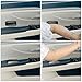 SUNJOYCO 2PCS Car Knee Cushion Pads, Knee Leg Elbow Cushion Pad, Door Armrest Protective Pad for Cars Trucks SUVs (Black)