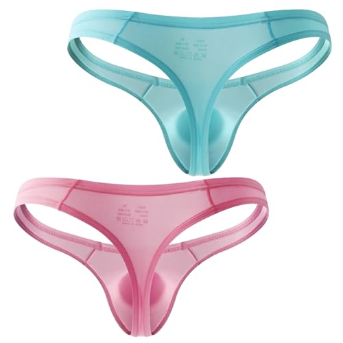 Mens soft T-Back Thongs Sexy Low Rise G-String Briefs Bulge Pouch Bikini Underwear2