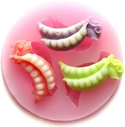 Mini Cute Pease Peas Silicone Cake Decoration Fondant Molds Mold Embossing Mold Cake Toppers Sugar Craft Polymer Resin Clay Mold Moldss