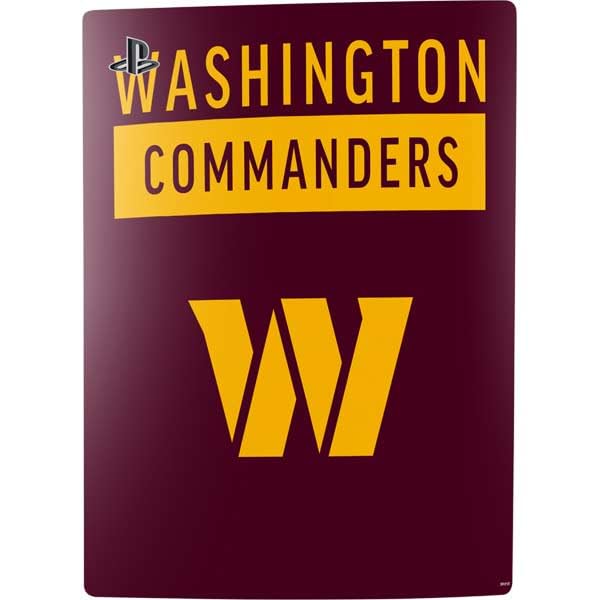 Skinit Decal Gaming Skin Compatible with PS5 Digital Edition Console - Officially Licensed NFL Washington Commanders Design