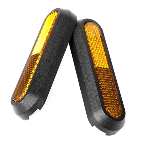 Yurefax Reflector de Cubierta for Patinete eléctrico Ninebot F40D F40E KickScooter, Rueda Trasera Izquierda y Derecha, Carcasa Reflectante Reflector de Cubierta de Rueda Lateral