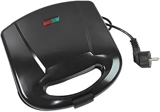 Drumstone (𝗦𝗽𝗲𝗰𝗶𝗮𝗹 𝟱 𝗬𝗲𝗮𝗿𝘀 𝗪𝗮𝗿𝗿𝗮𝗻𝘁𝘆) Sandwich Maker With Non Stick Plates Indicator Lights Easy To Use Cool Touch Handle Low Oil Cooking Compact Design For Quick Snacks