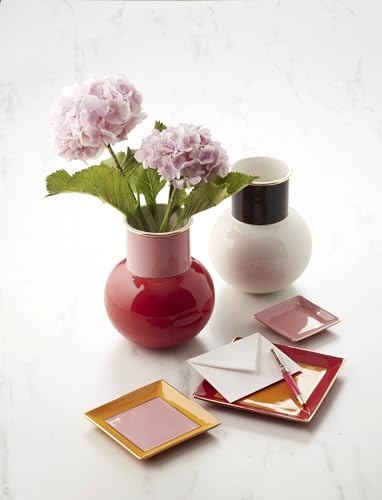 Vase Kate Spade Make It Pop Rouge Chaud pour table de salon moderne - 3