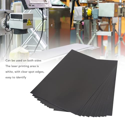 Image of ZIZEV 10 Pieces Testing Paper Black Double Sided Dimmer Paper Optical Fiber Photo Paper Fiber Optic Optical Cable for, Quantitative Filter Paper, ZIZEVm1g5yuesh0