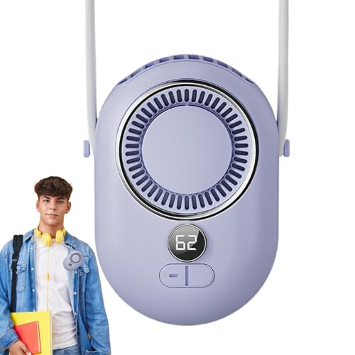 Ventilador personal, ventilador portátil de aire acondicionado, refrigeración recargable para acampar al aire libre, senderismo, viajes, playa, hogar, escritorio, actividades deportivas