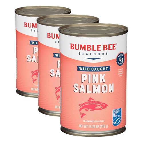 Bumble Bee Pink Salmon, Premium Wild, 14.75 oz (Pack of 3)